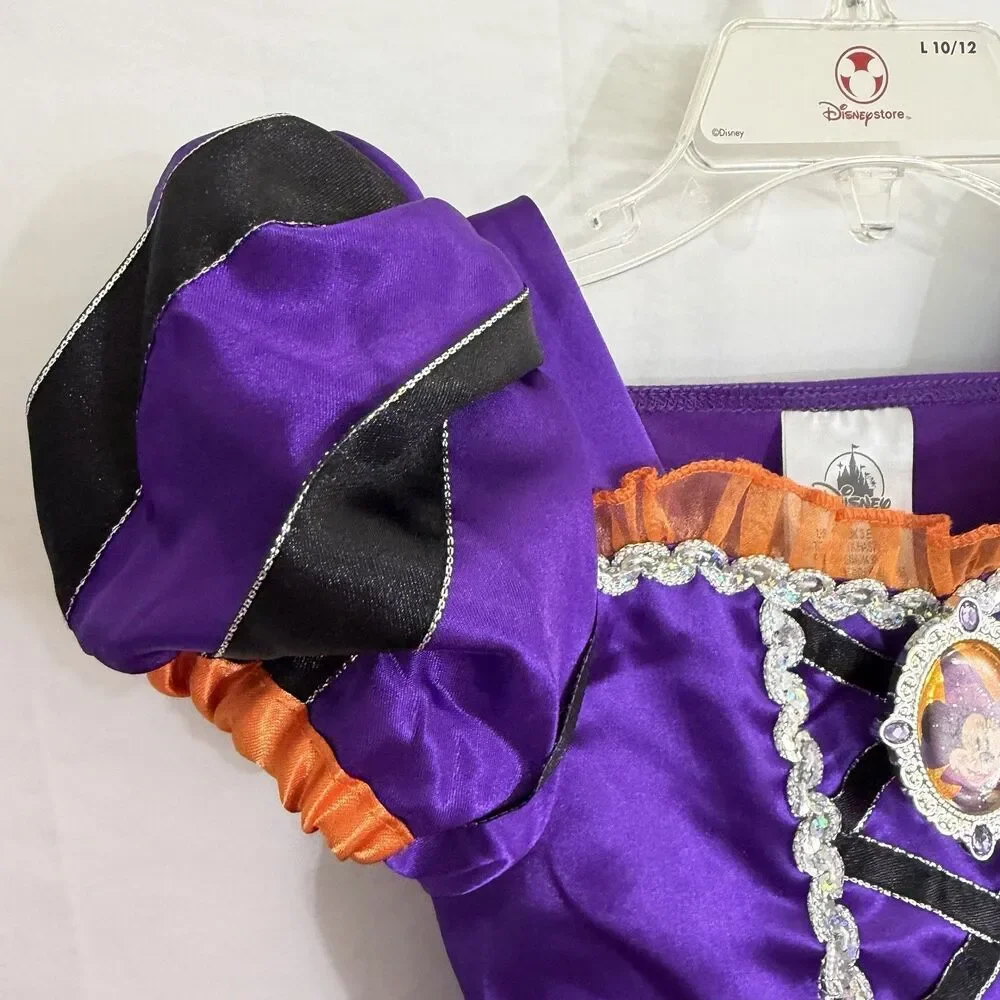 Disney Store Minnie Mouse Witch Costume Dress Halloween Size: 3 Girls